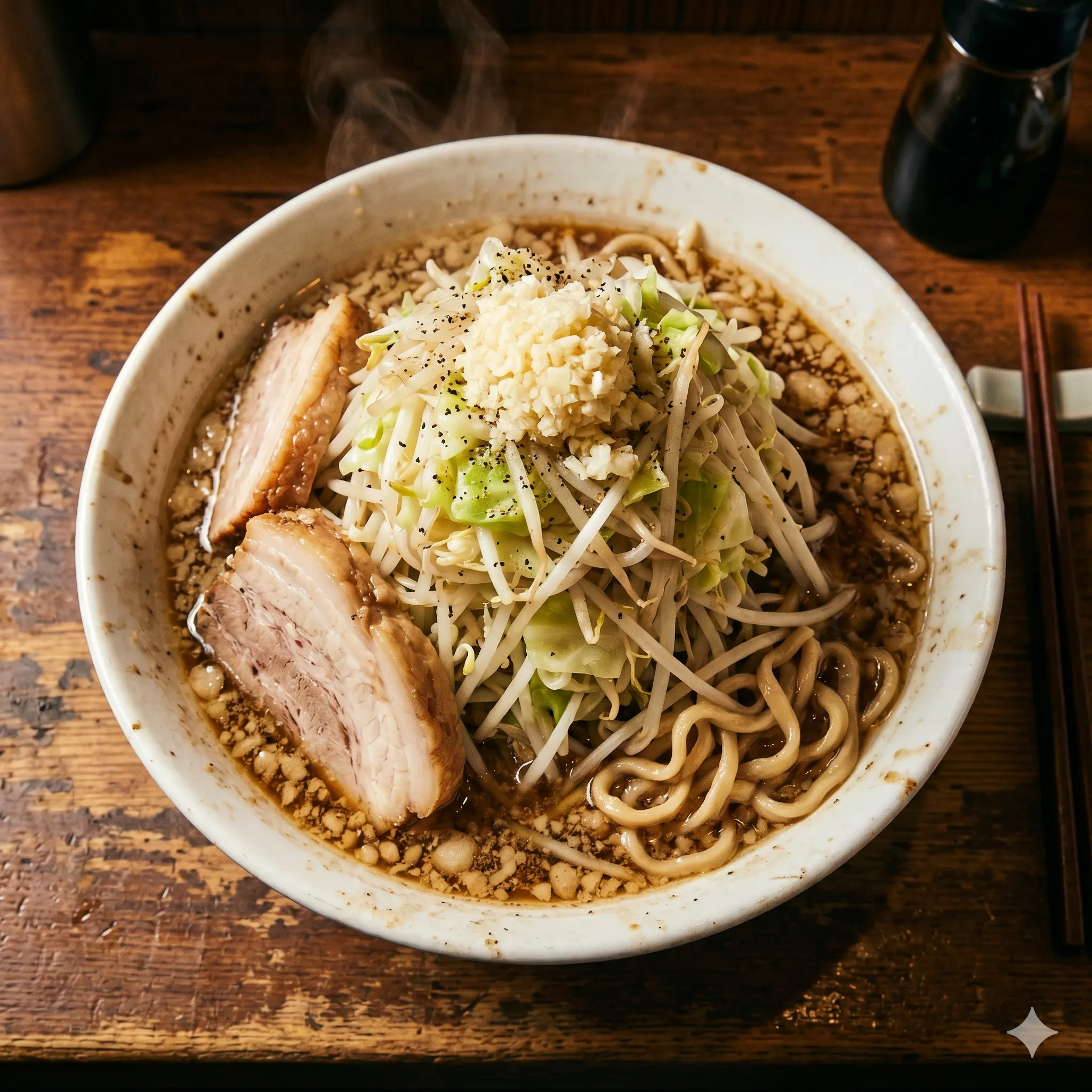 鶏白湯そば - 鶏白湯 月夜